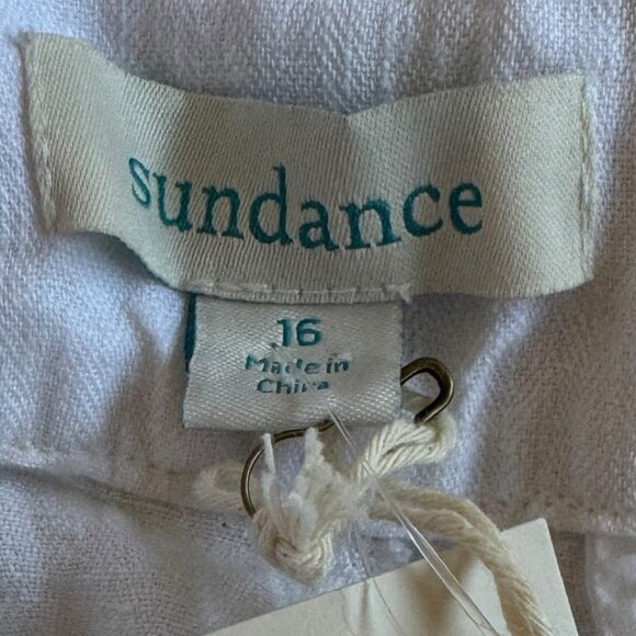 Sundance Adelaide 100% Linen Trouser Pant Womens 16 High Rise Capsule Breathable - Picture 7 of 9